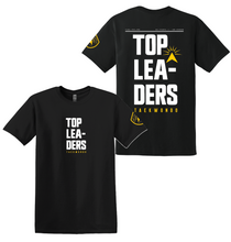 Load image into Gallery viewer, Lead from the Top SS Tee in Black