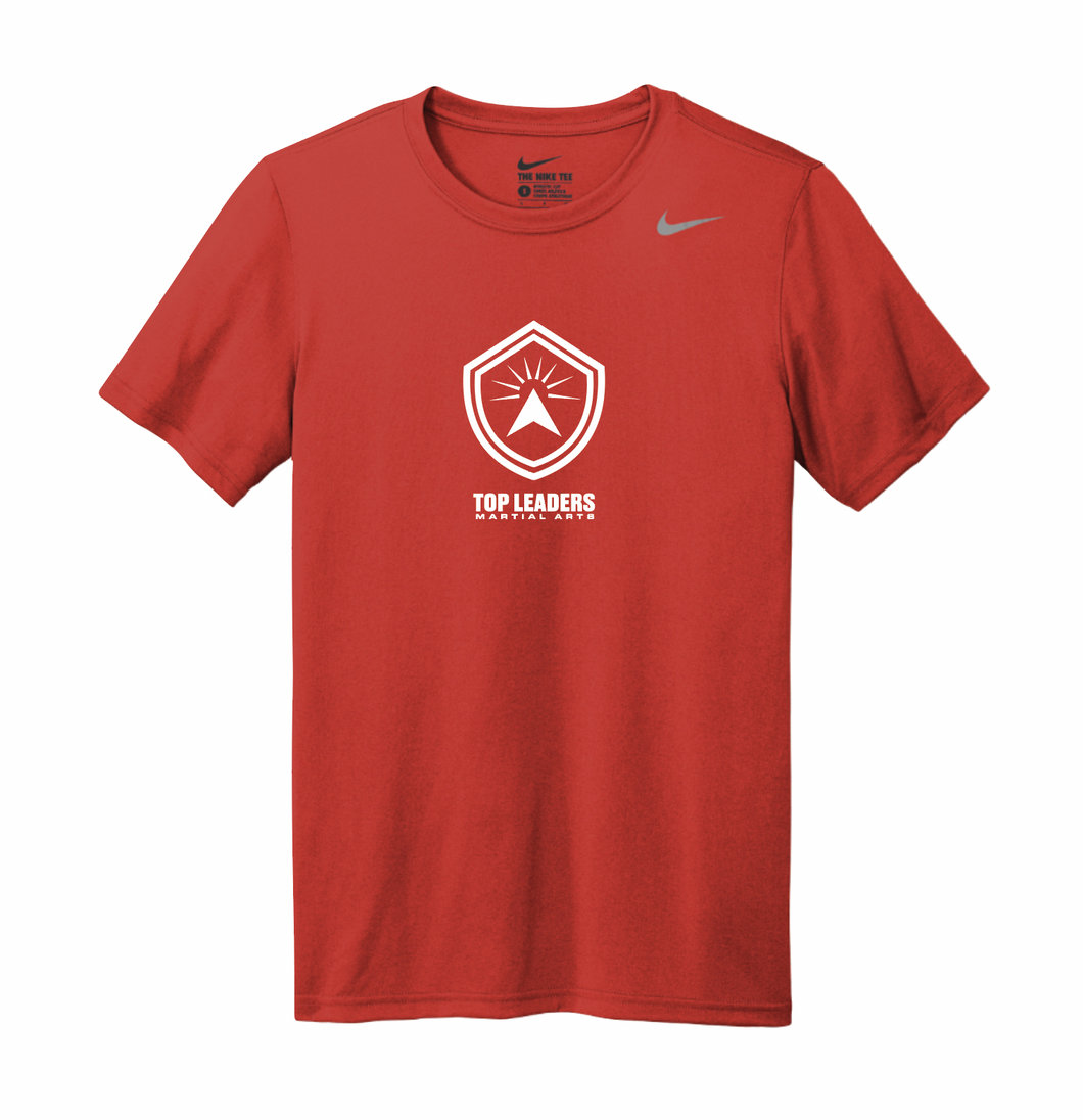 Overcome SS DriFit Tee by Nike in Red