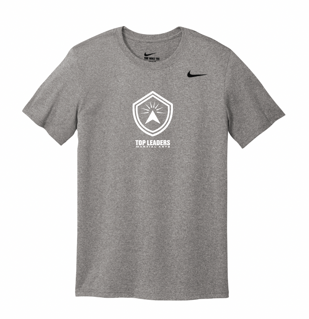 Overcome SS DriFit Tee by Nike in Grey Htr