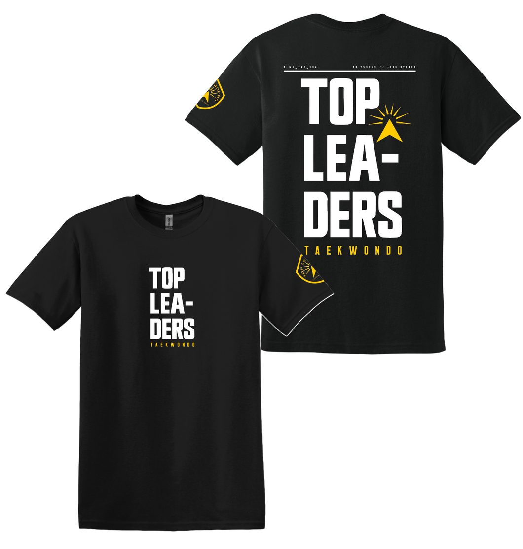 Lead from the Top SS Tee in Black