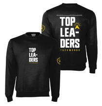 Load image into Gallery viewer, Lead From The Top Crew Sweatshirt by Champion in Black
